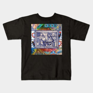 Portuguese folk art Kids T-Shirt